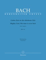 Mighty God, His time is ever best BWV 106 Actus tragicus SATB Vocal Score cover